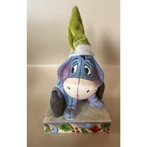 DISNEY EEYORE RESIN Santa's little helper Disney figure #4016567
